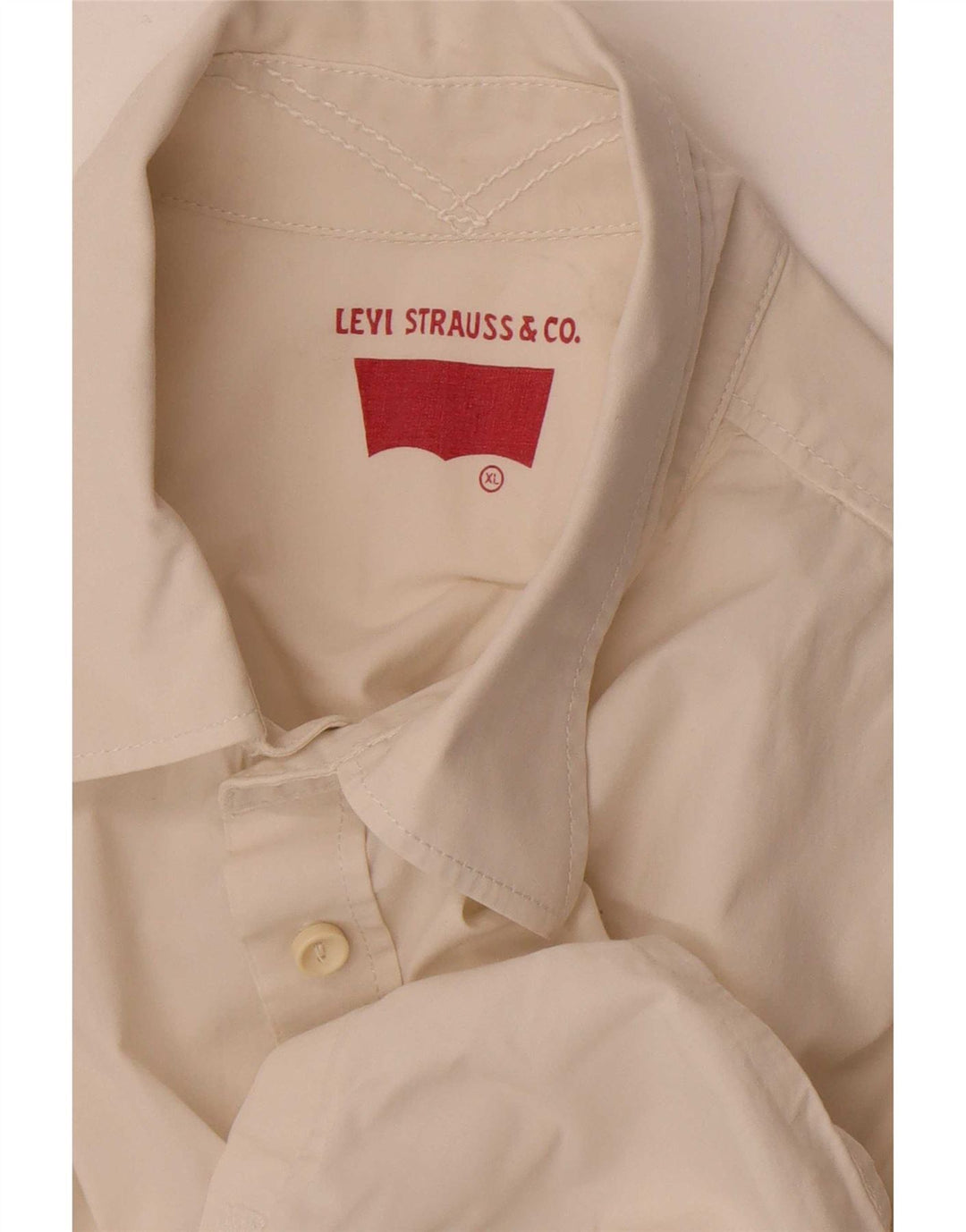Camisa Levi's Regular Fit XL Blanco Roto