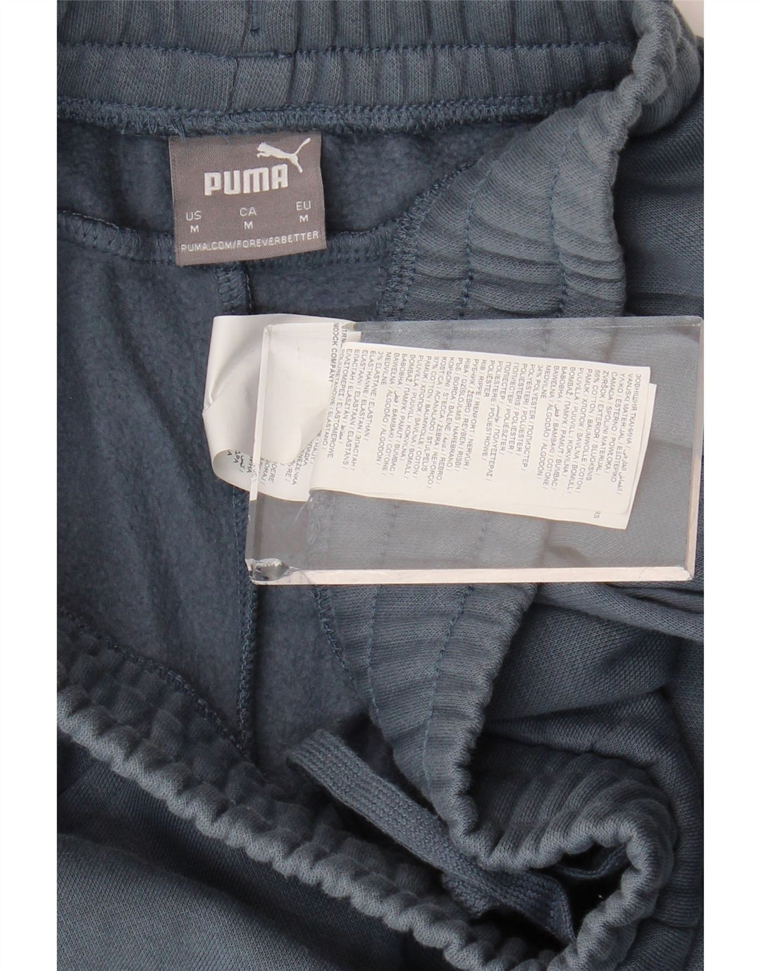 Pantalones de chándal PUMA Joggers de algodón azul medio para hombre