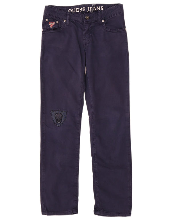 Guess Vaqueros Slim para Niñas 9-10 Años W26 L25 Azul Marino Algodón