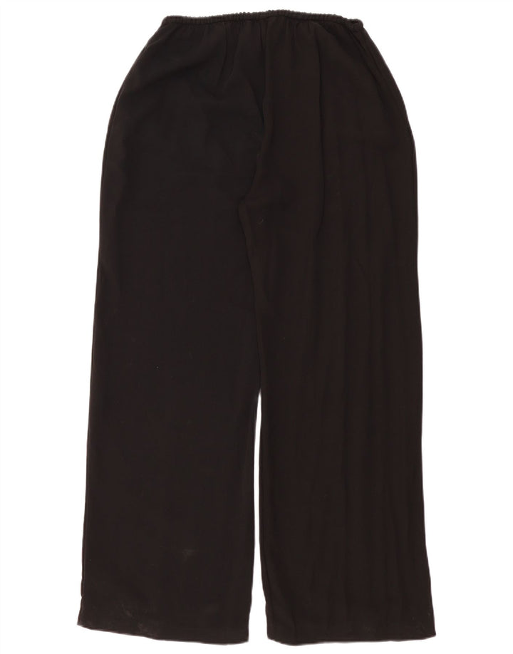 Zara Mujer Pantalones De Chándal UK 44 Large Negro