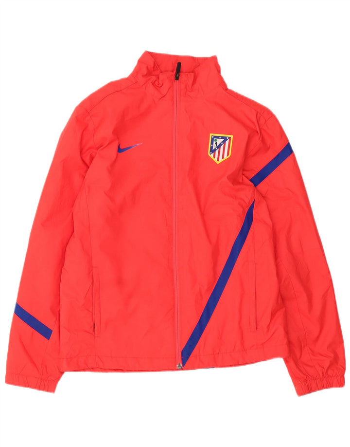 Nike Chaqueta de chándal para niños 12-13 años Grande Rojo Colorblock Poliéster