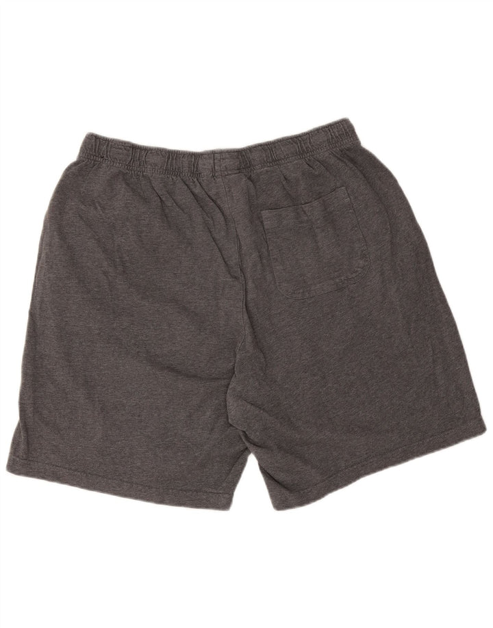 Nike - Pantalones cortos deportivos para hombre XL de algodón moteado gris