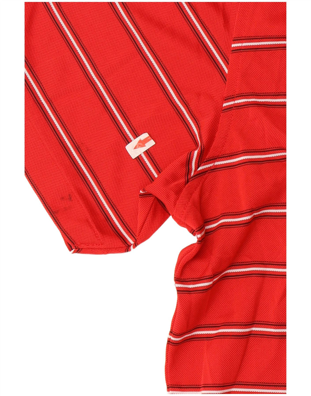 Izod Polo de golf para hombre 2XL Poliéster a rayas rojas