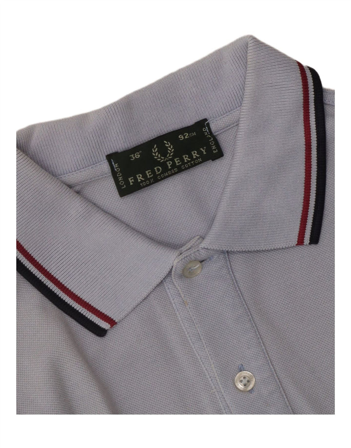 Polo Fred Perry Hombre Pequeño Algodón Azul