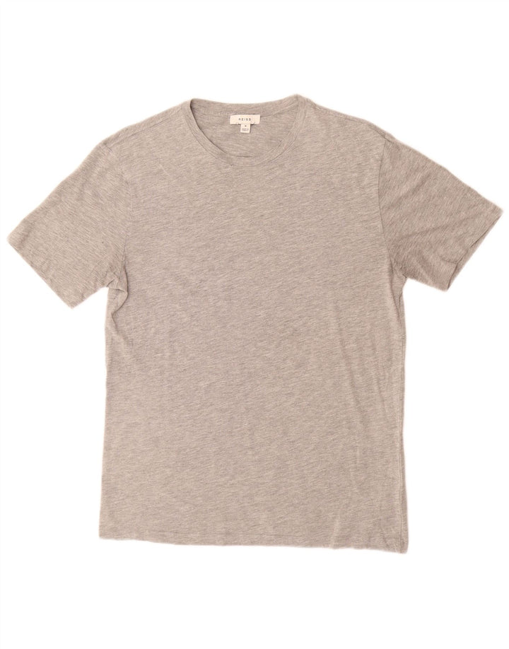 Camiseta REISS para mujer Top UK 44 Algodón gris medio