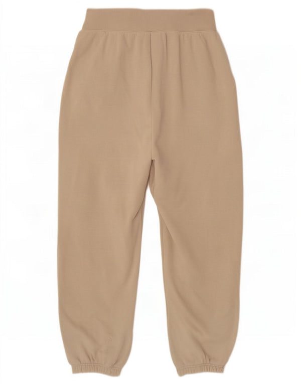 Nike Mujer Graphic Chándal Pantalones Joggers UK 10 Small Beige Algodón