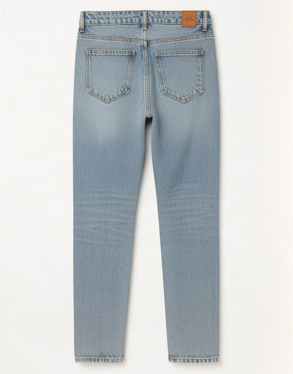 Zara Jeans Cónicos Para Mujer EU 38 Small W28 L29 Algodón Azul