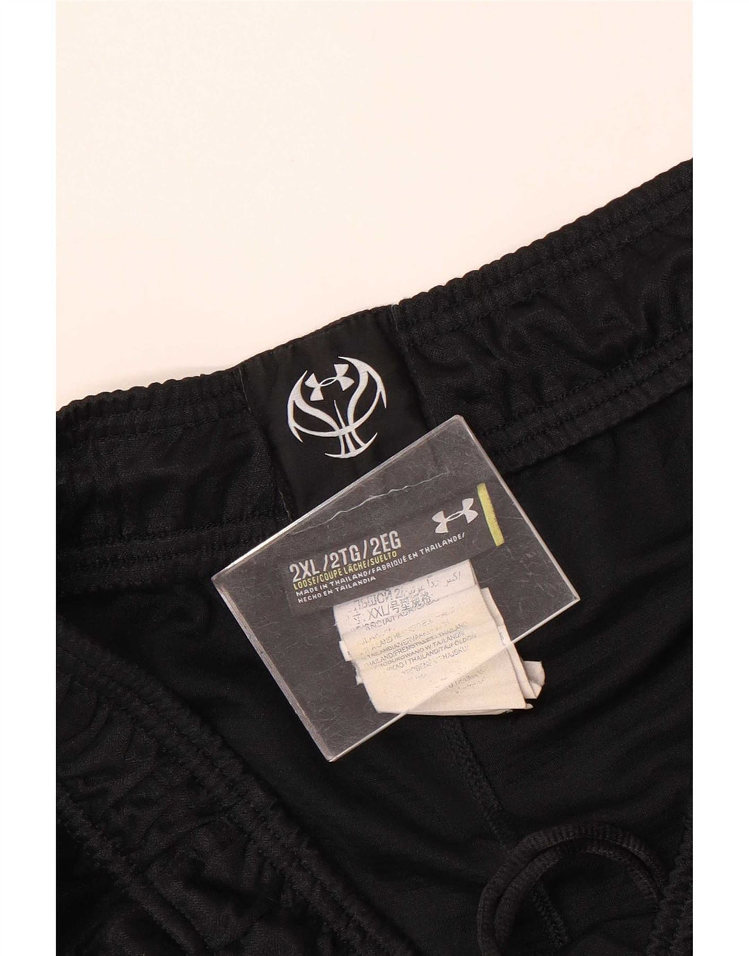 Under Armour Pantalones cortos deportivos gráficos para hombre 2XL Poliéster negro