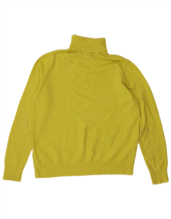 Marks & Spencer Jersey con cuello vuelto para mujer UK 10 Small Yellow