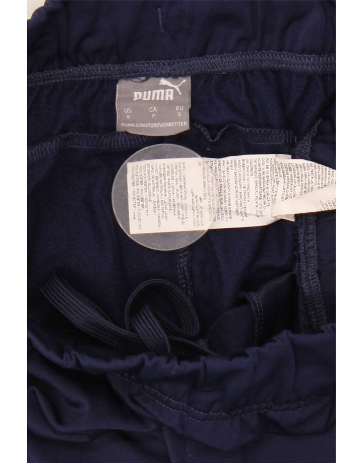 Puma Pantalones de chándal para mujer Joggers UK 10 Small Azul marino Poliéster