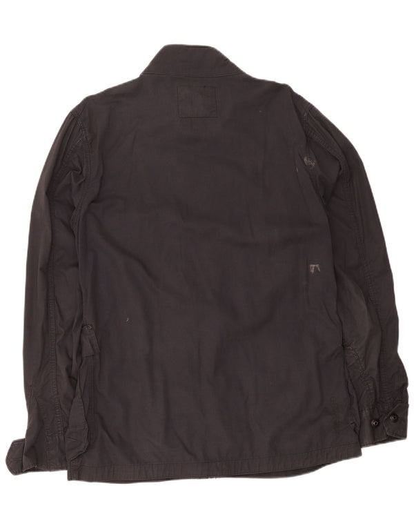 G-Star Chaqueta utilitaria para hombre UK 42 XL Algodón negro