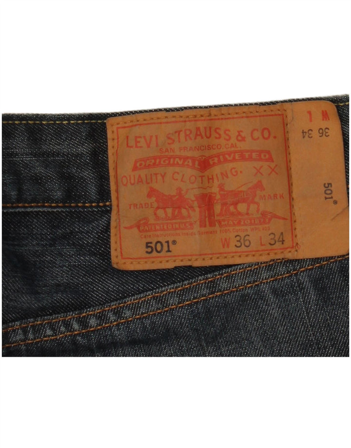 Levi's Hombre 501 Vaqueros Rectos W36 L27 Azul