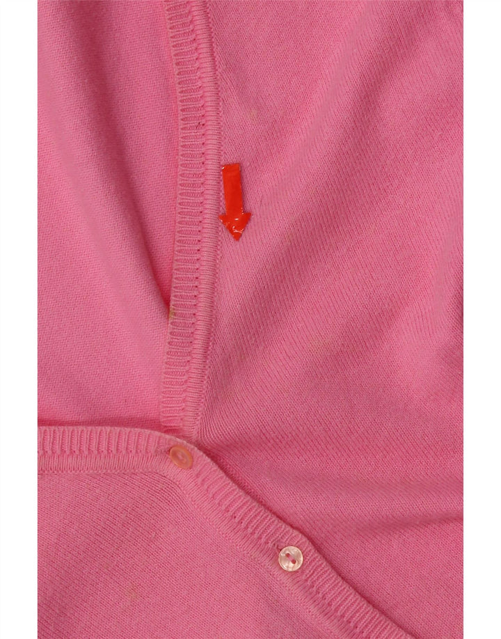Zara Mujer Cárdigan Suéter UK 10 Small Rosa