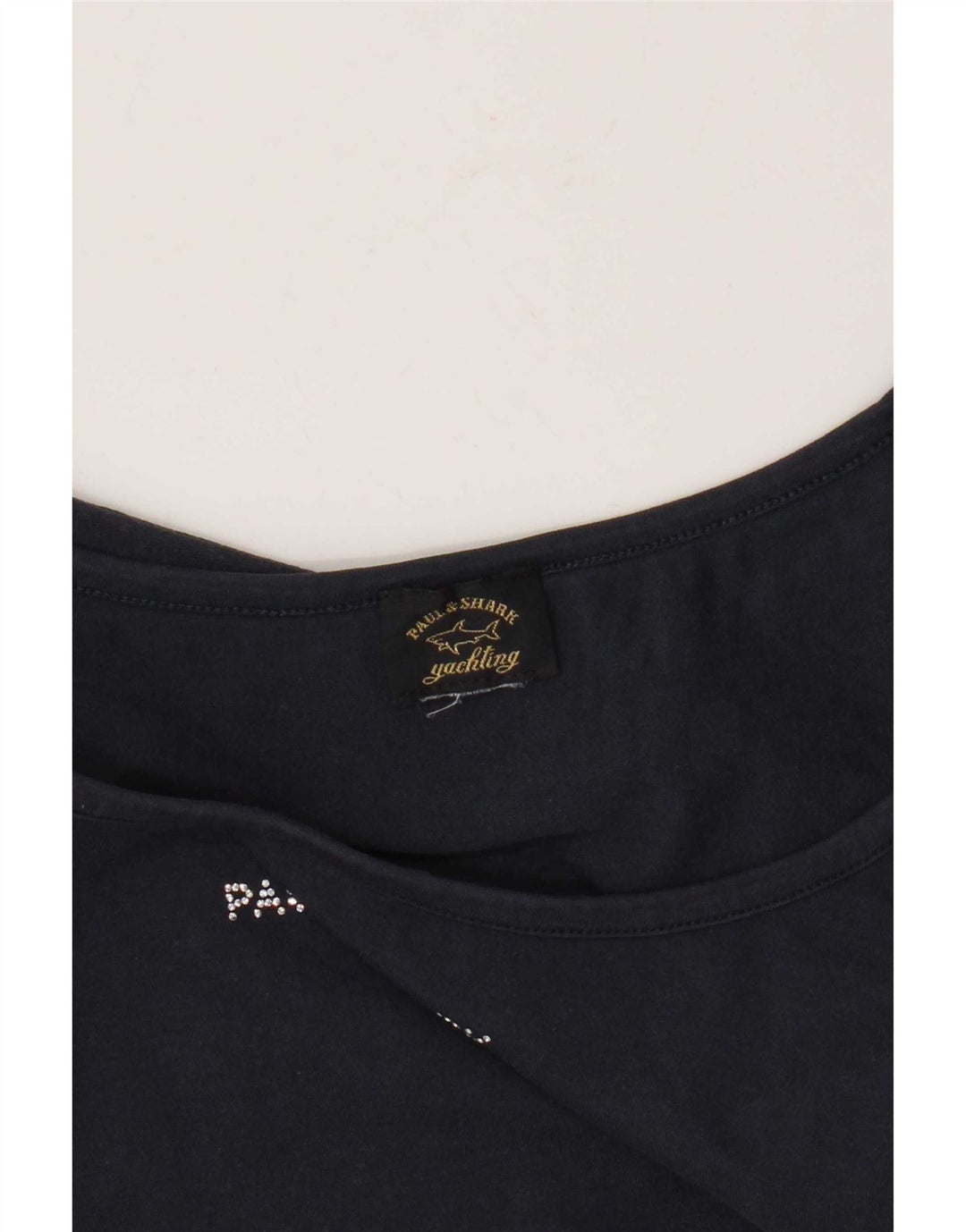 Paul & Shark Top corto sin mangas para mujer UK 12 Medium Azul marino
