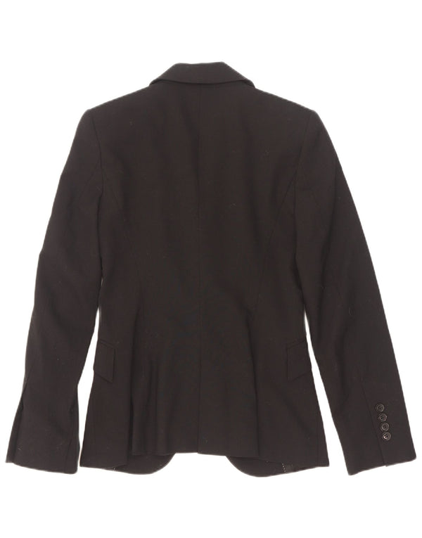 Zara Chaqueta Blazer De 1 Botón Para Mujer EU 34 2XS Negro