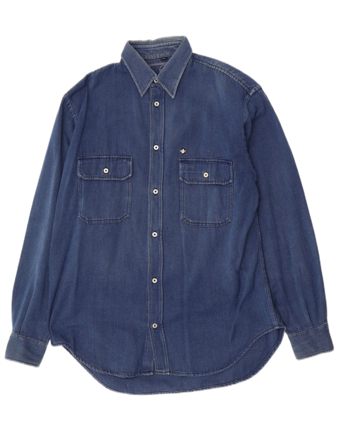 Murphy & Nye Camisa Sailwear para hombre Algodón azul medio