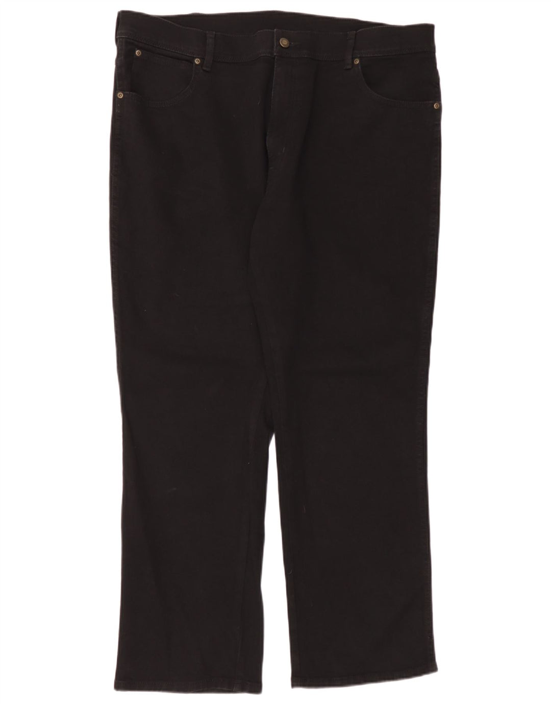 Wrangler Vaqueros Rectos De Corte Regular Para Mujer W40 L30 Algodón Negro