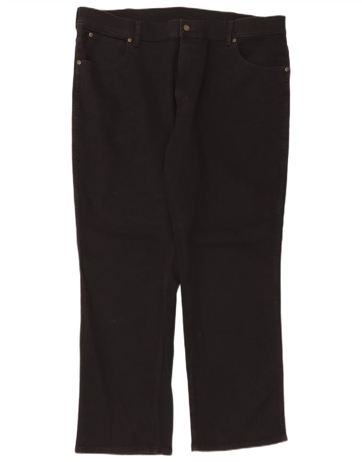 Wrangler Vaqueros Rectos De Corte Regular Para Mujer W40 L30 Algodón Negro
