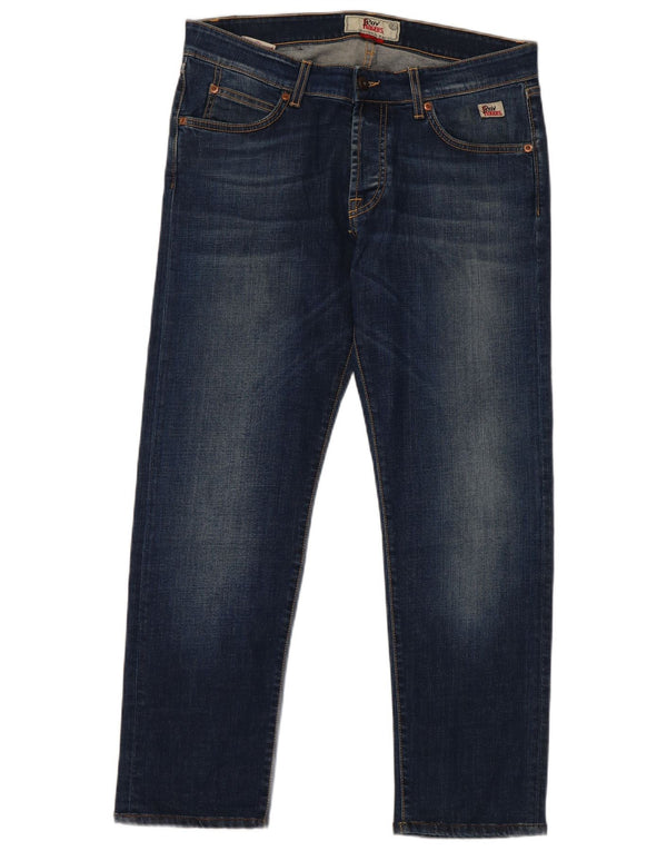 Roy Rogers Vaqueros rectos para hombre W34 L27 Algodón azul marino