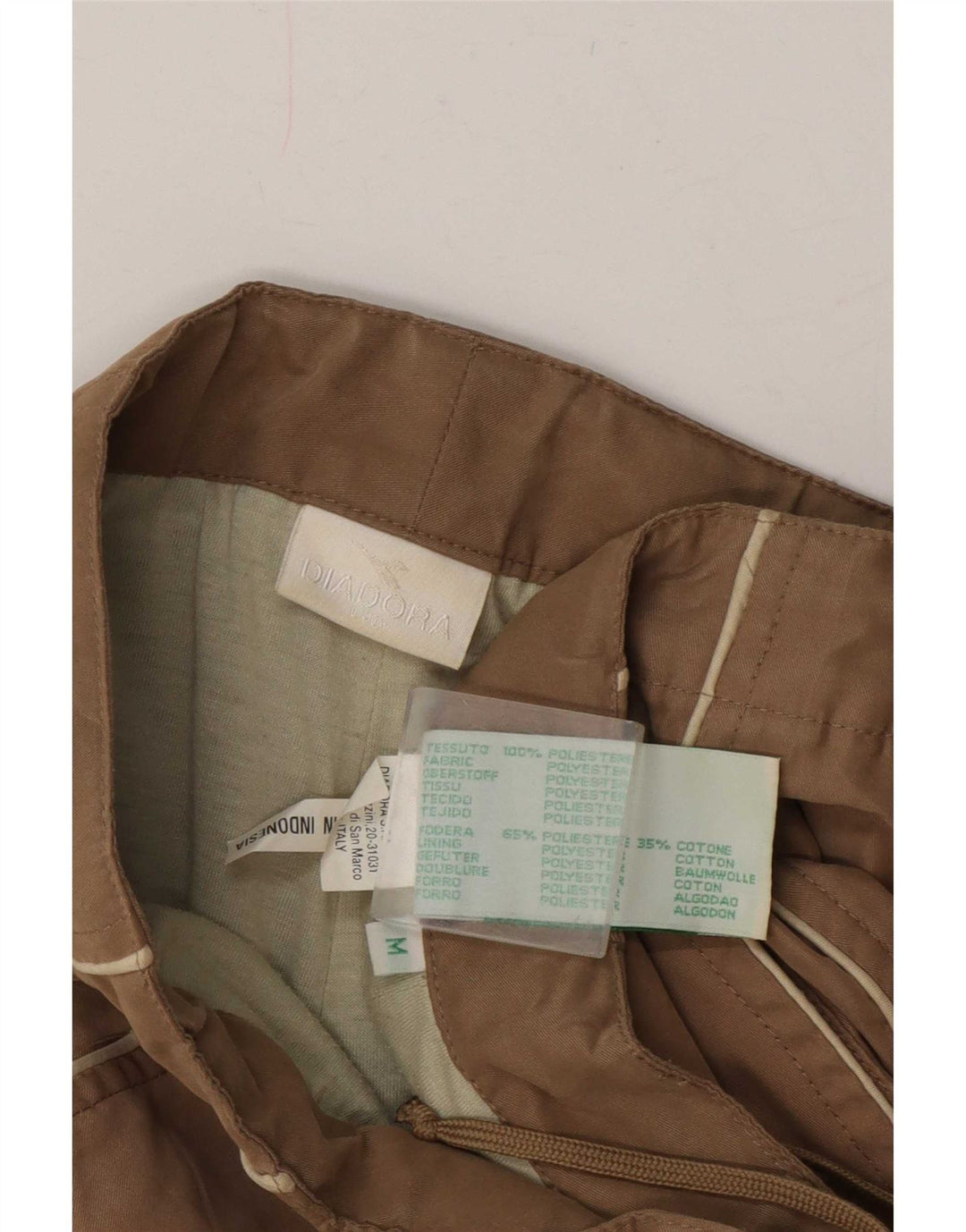 Diadora Pantalón Casual Recto Hombre Medium W32 L31 Poliéster Beige