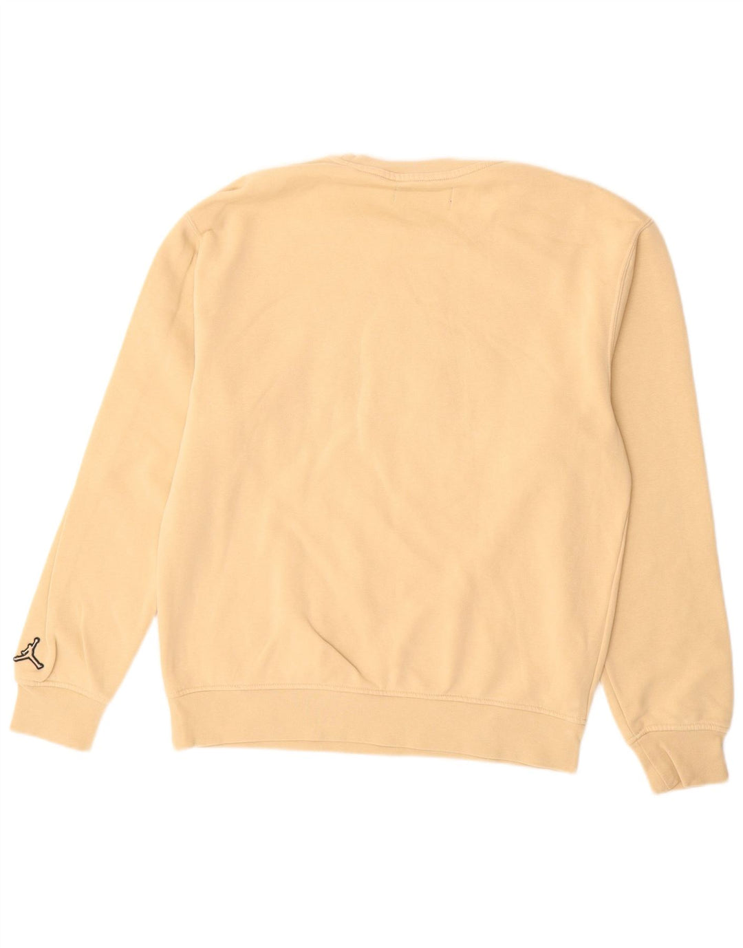 JORDAN Hombre Sudadera Gráfica Jersey Pequeño Algodón Beige