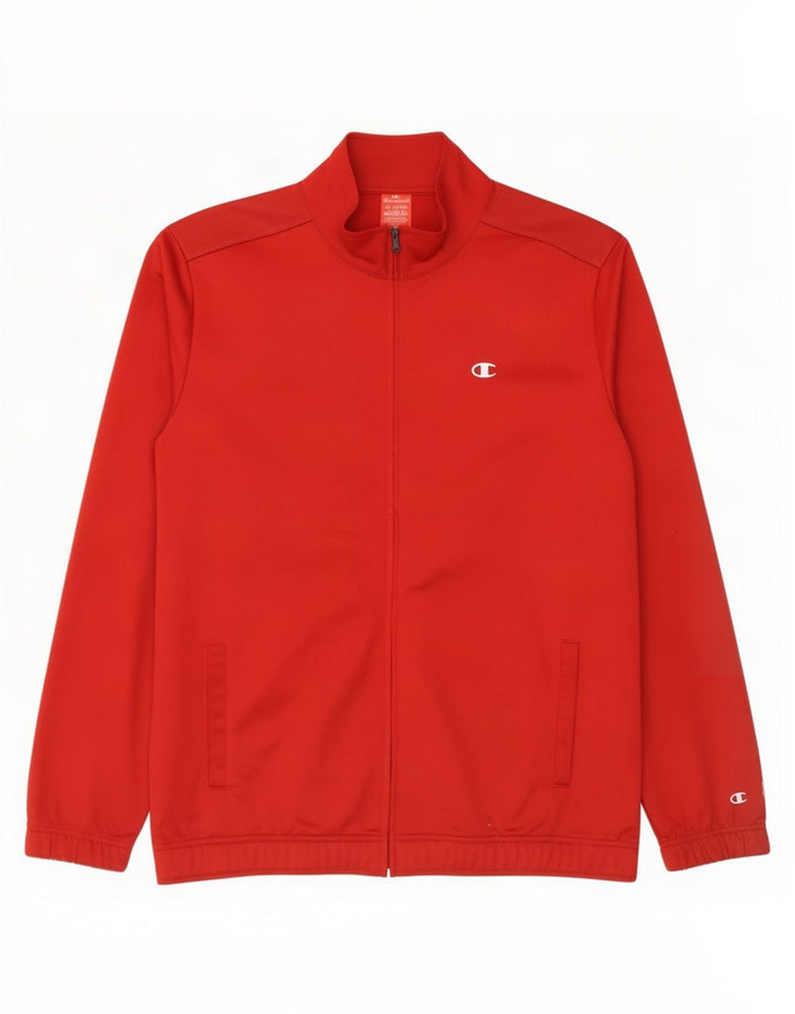 Champion Chaqueta de chándal para hombre 3XL Poliéster rojo