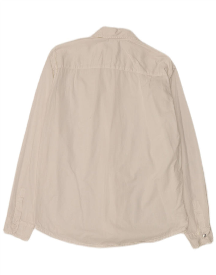 Outrage Camisa Mujer UK 40 XL Algodón Blanco