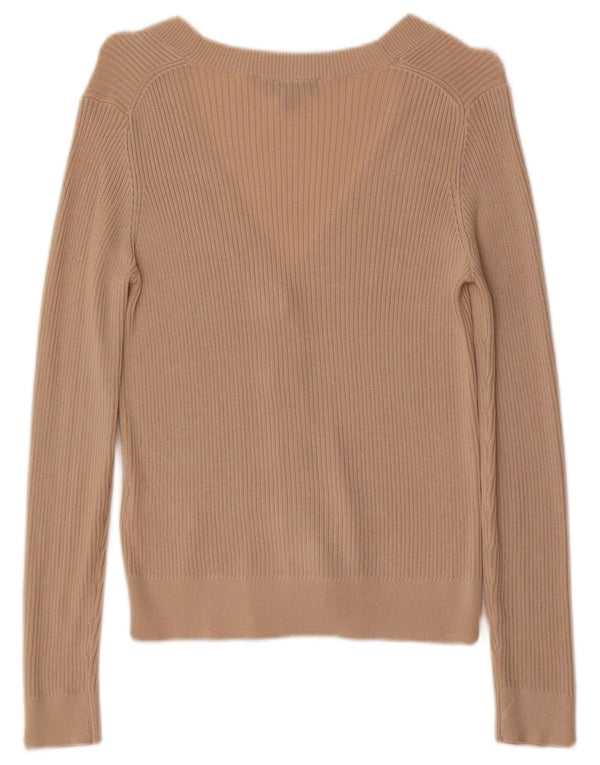 Phase Eight Suéter tipo cárdigan para mujer UK 8 Small Viscosa beige