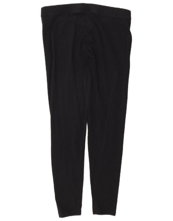 Marks & Spencer Leggings para mujer Reino Unido 14 Grande W32 L27 Algodón negro
