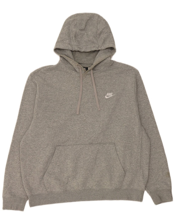 NIKE Sudadera con capucha para hombre Jumper XL Gris moteado de algodón