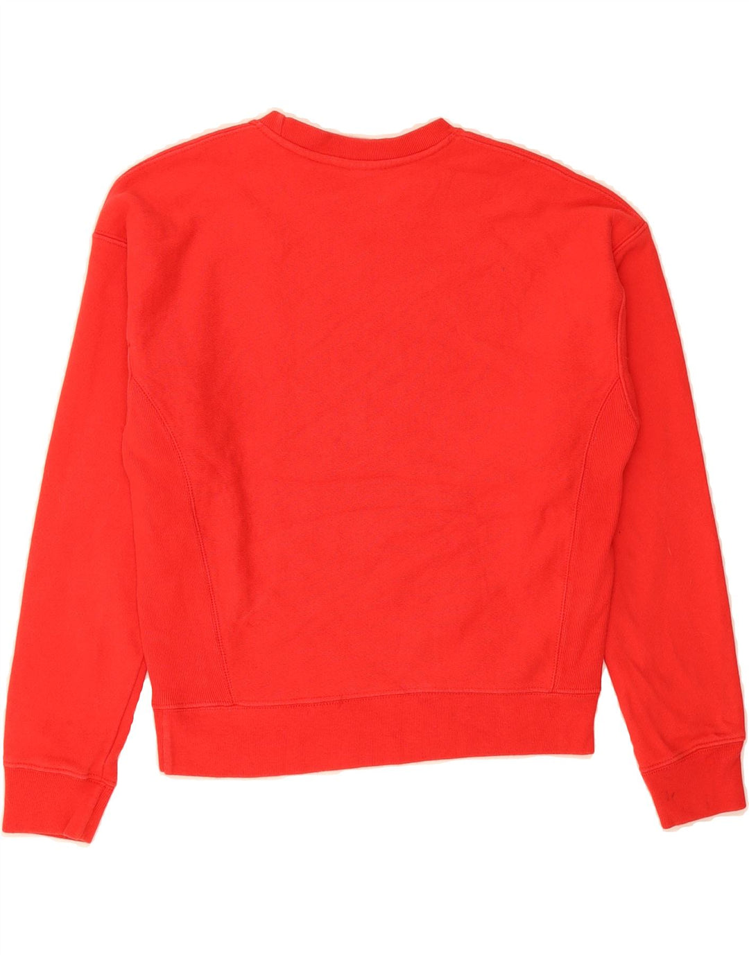 CHAMPION Womens Oversized Sweatshirt Jumper UK 10 Small Red Cotton Vintage Champion and Second-Hand Champion from Messina Hembry 