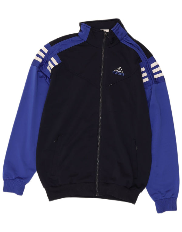 Adidas - Chaqueta de chándal para niño, 15-16 años, color azul marino