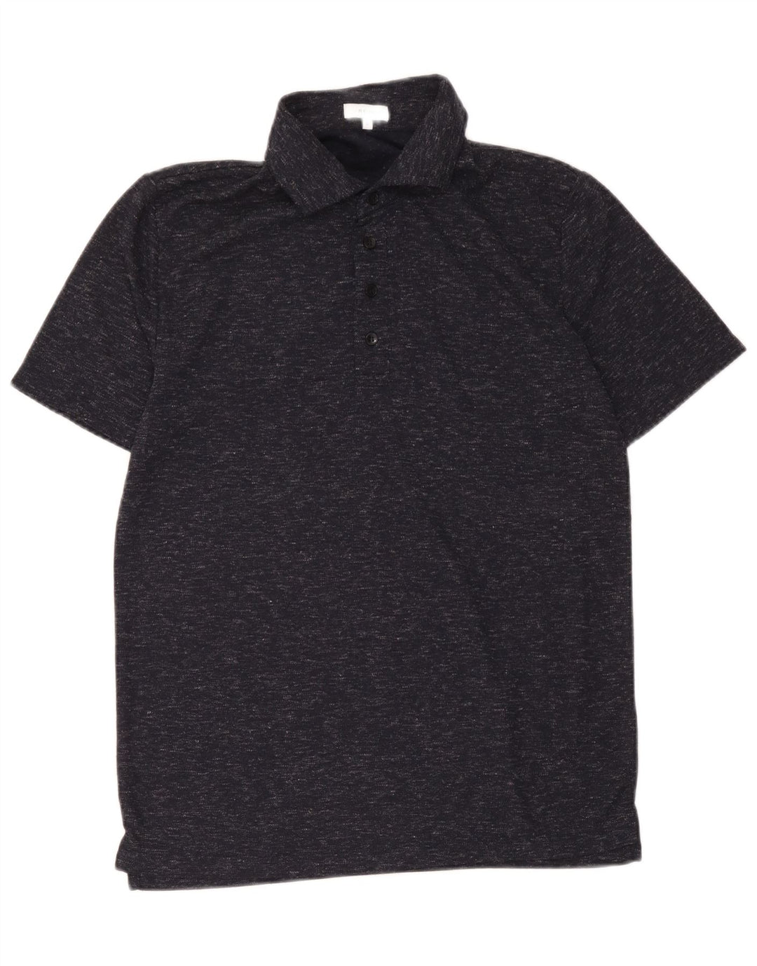 Polo Reiss para hombre Poliéster moteado en azul marino mediano