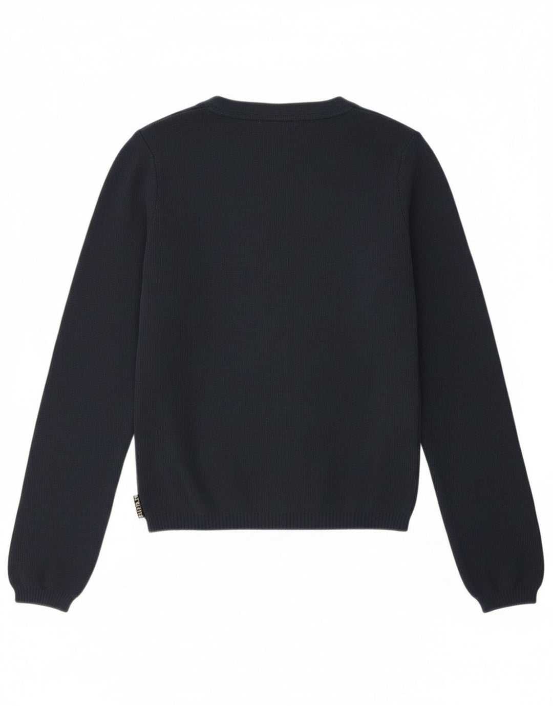 Playlife Suéter tipo cárdigan corto para mujer UK 40 Mediano Azul marino Poliamida