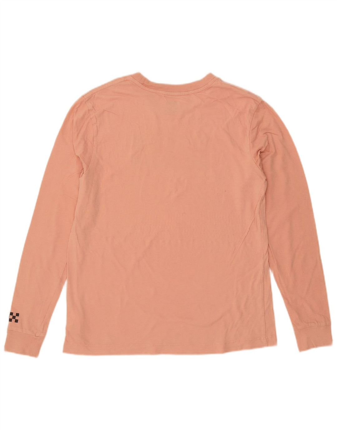 VANS Camiseta gráfica para mujer de manga larga UK 10 Small Pink Cotton