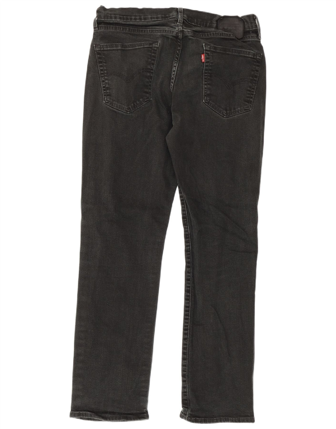 Vaqueros rectos Levi's para hombre W33 L30 Algodón negro