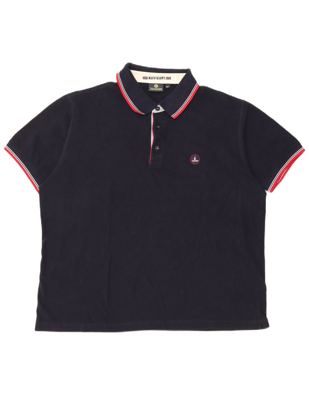 NAVIGARE Polo Hombre 3XL Azul Marino Algodón