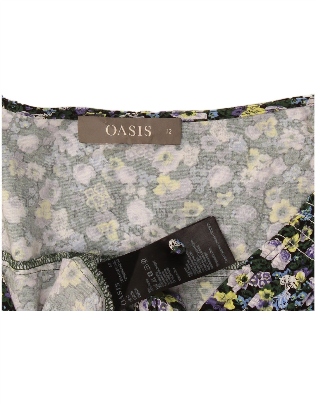 Blusa Oasis para mujer Top UK 40 Medium Viscosa floral multicolor
