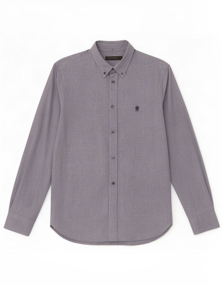 Camisa para hombre French Connection Small de algodón azul