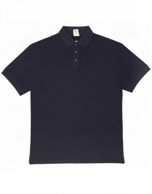 Nike Polo para hombre UK 39/41 Medium Azul marino Algodón