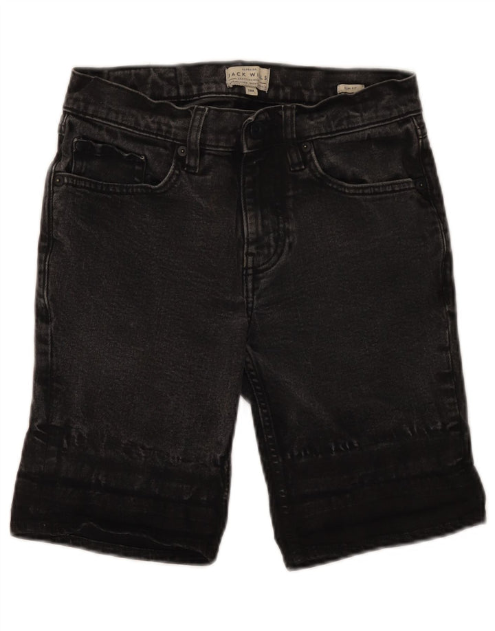 Jack Wills Pantalones cortos vaqueros ajustados para mujer W28 Medium Black