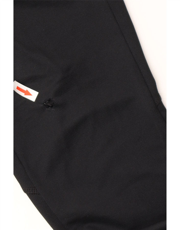 NIKE Hombre Dri Fit Pantalones de Chándal Pequeños Negro Colorblock Poliéster