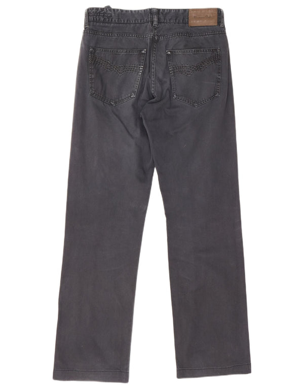 Massimo Dutti Jeans Rectos Hombre EU 40 Medium W31 L30 Azul Marino Algodón