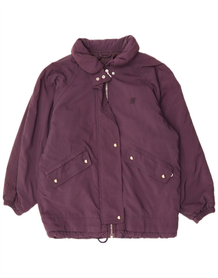 Belfe & Belfe Chaqueta cortavientos extragrande para mujer UK 40 XL Poliéster morado