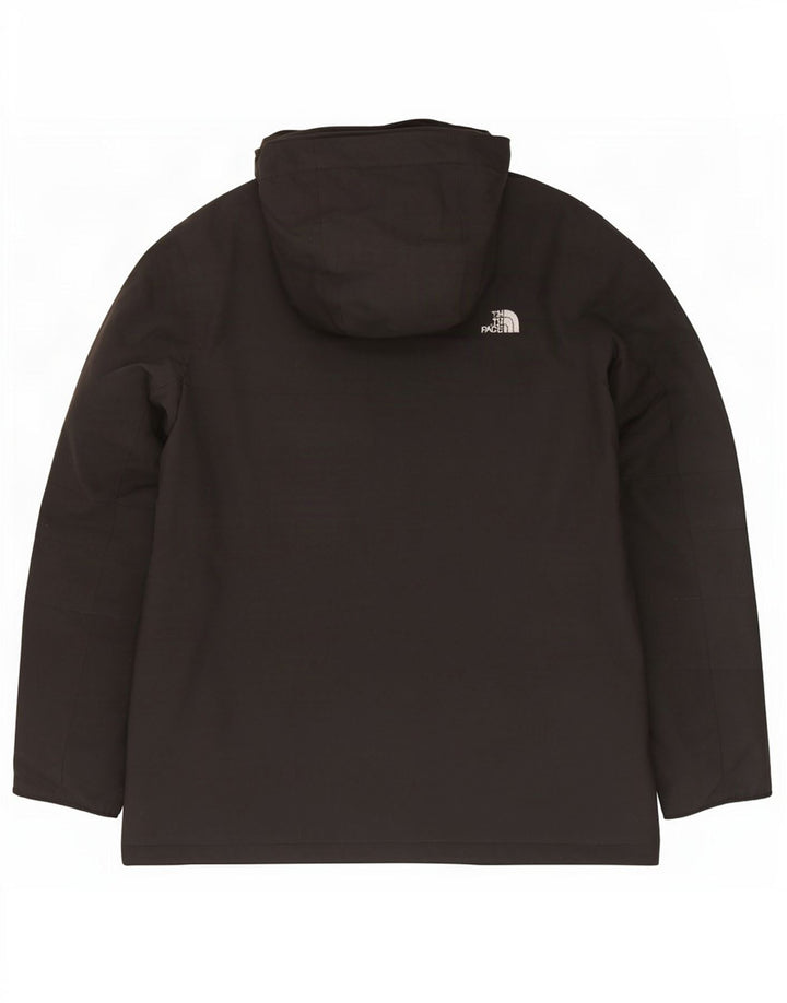 The North Face Parka con capucha para hombre, talla 40, poliéster negro grande