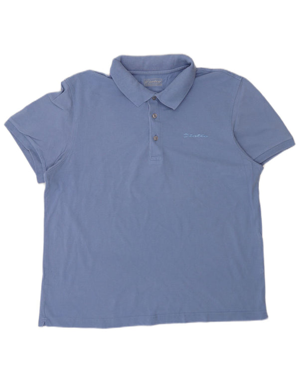 LOTTO Polo Hombre XL Algodón Azul