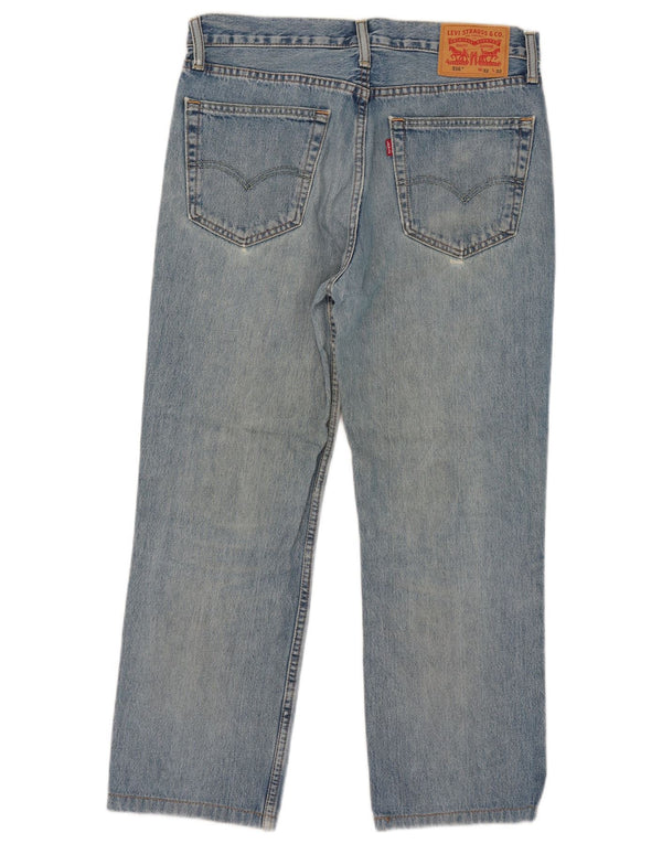 Levi's Vaqueros rectos ajustados 516 para hombre W32 L26 Algodón azul
