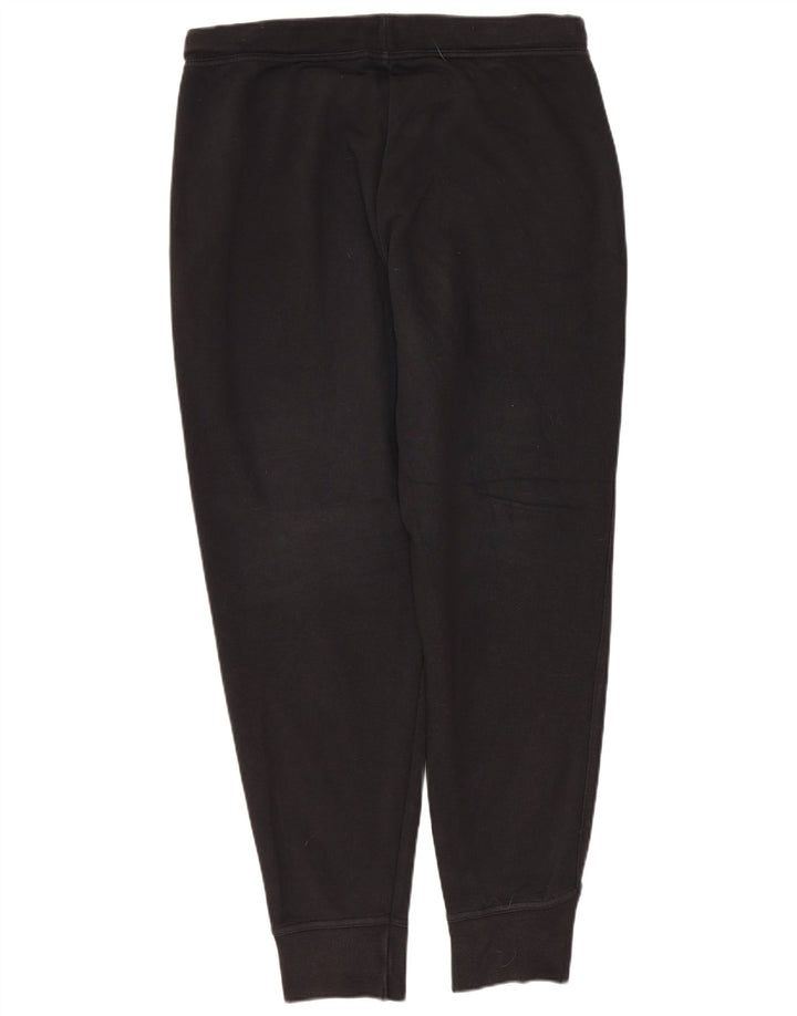 NIKE Mujer Chándal Pantalones Joggers UK 10 Small Negro Algodón