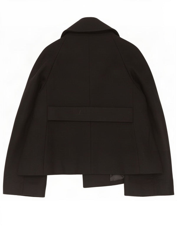 Benetton Chaquetón Mujer IT 46 Large Lana Negra