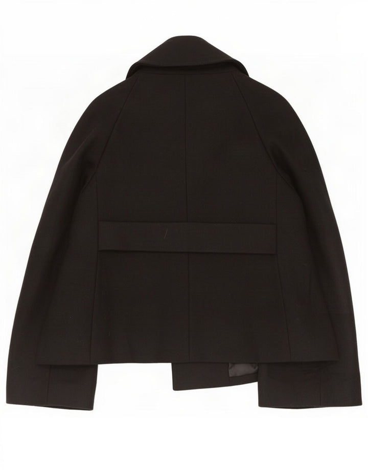 Benetton Chaquetón Mujer IT 46 Large Lana Negra